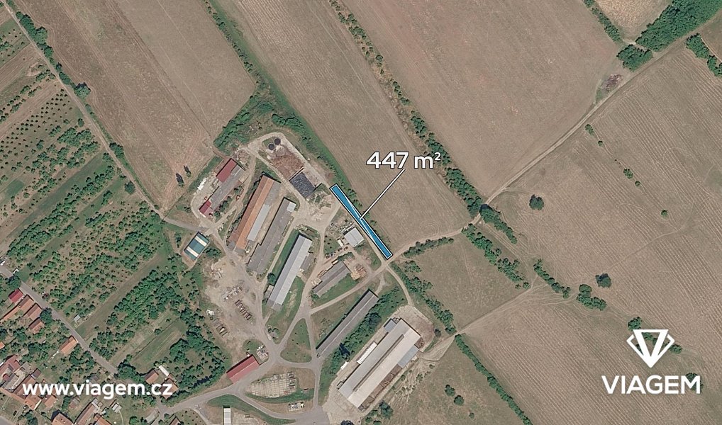 Prodej pole 447 m², Kuželov – náhled fotky 2