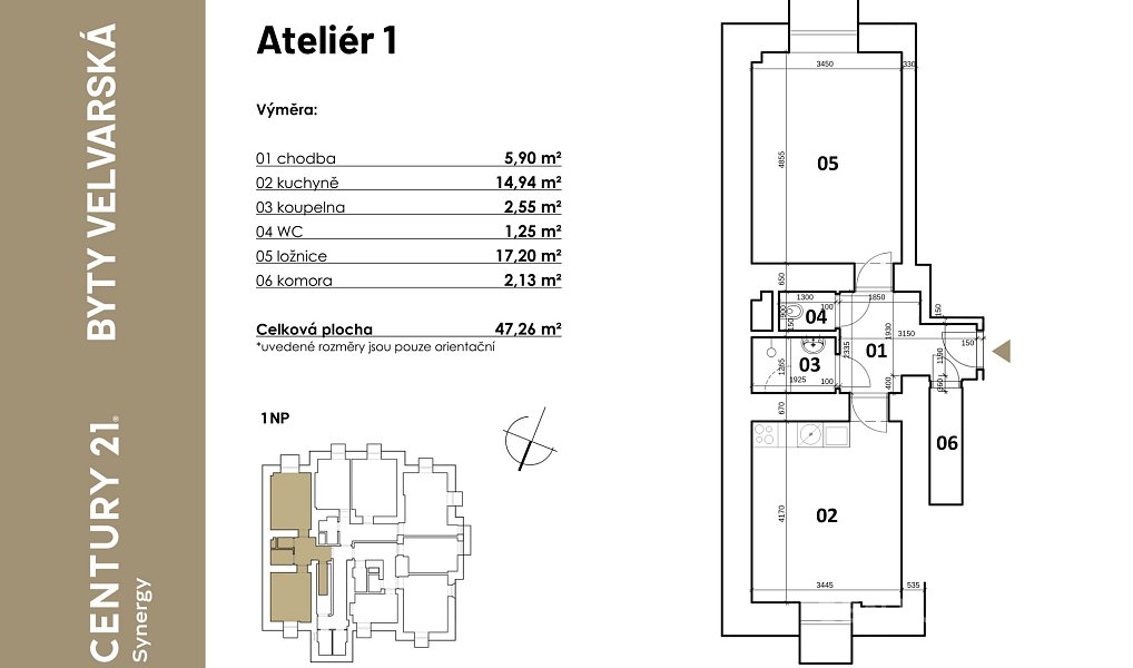 Prodej bytu 2+kk 47 m², Praha – náhled fotky 12