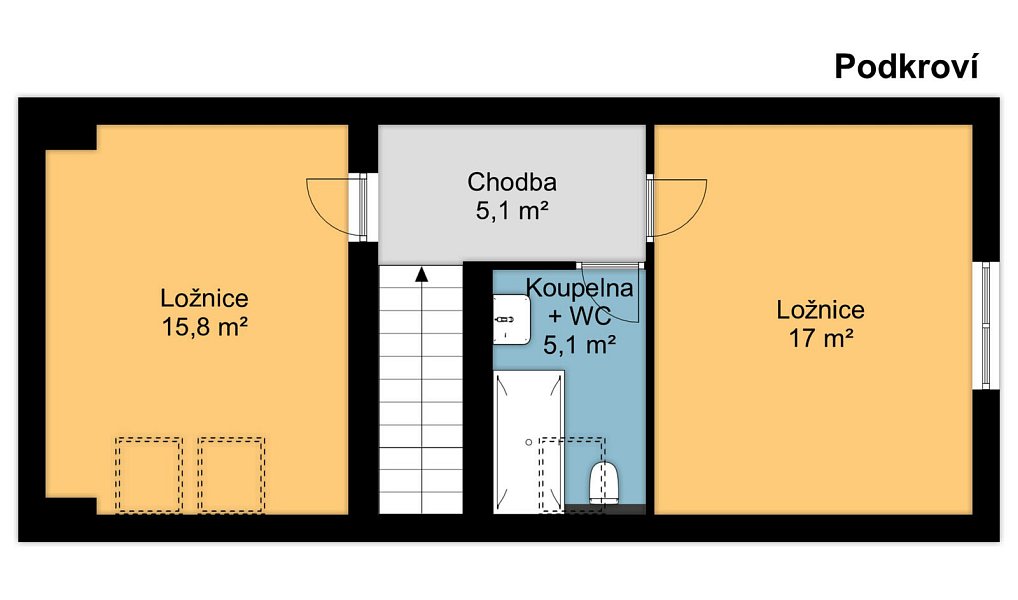 Prodej domu 97 m² s pozemkem 195 m², Oleška – náhled fotky 23