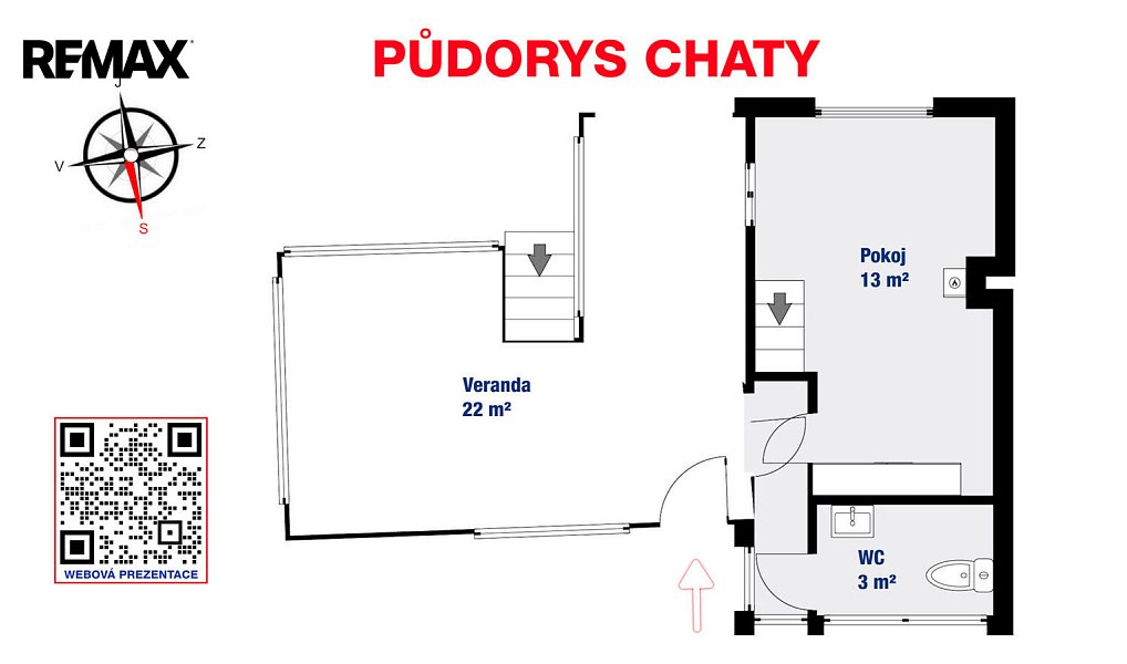 Prodej chaty/chalupy 25 m² s pozemkem 356 m², Roudnice nad Labem – náhled fotky 3