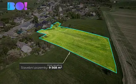 Prodej stavebního pozemku 9 568 m², Velké Heraltice, okres Opava