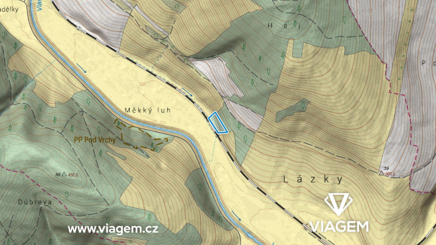 Prodej pole 1 574 m² – fotografie 3