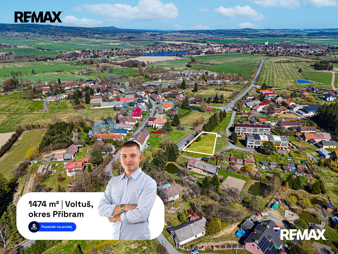 Prodej stavebního pozemku 1 474 m²
