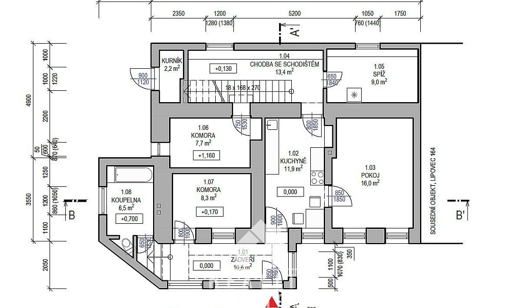 Prodej domu 110 m² s pozemkem 593 m², Lipovec – náhled fotky 8
