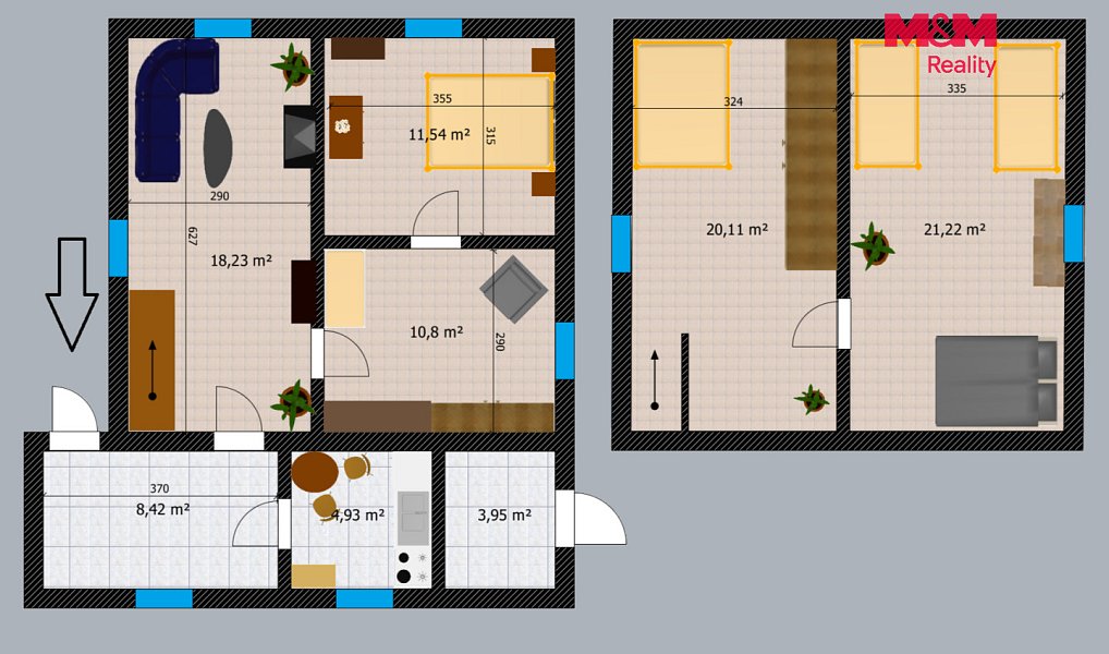 Prodej domu 91 m² s pozemkem 510 m², Sázava – náhled fotky 2
