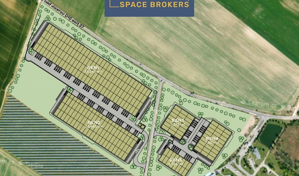 Pronájem skladovacích prostor 2 500 m², Benátky nad Jizerou – náhled fotky 2