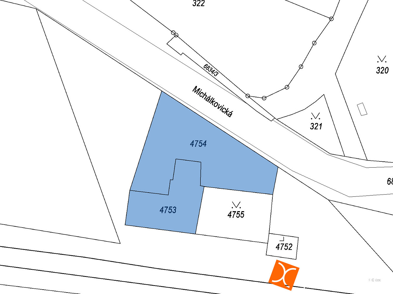 Prodej pozemku 748 m² - View 2