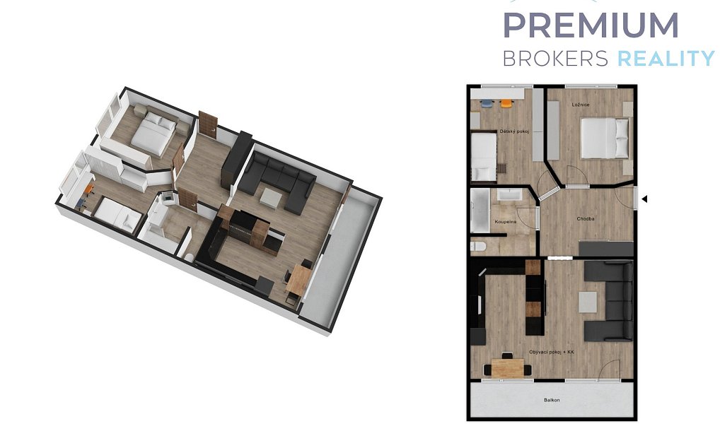 Prodej bytu 3+kk 71 m², Štětí – náhled fotky 5