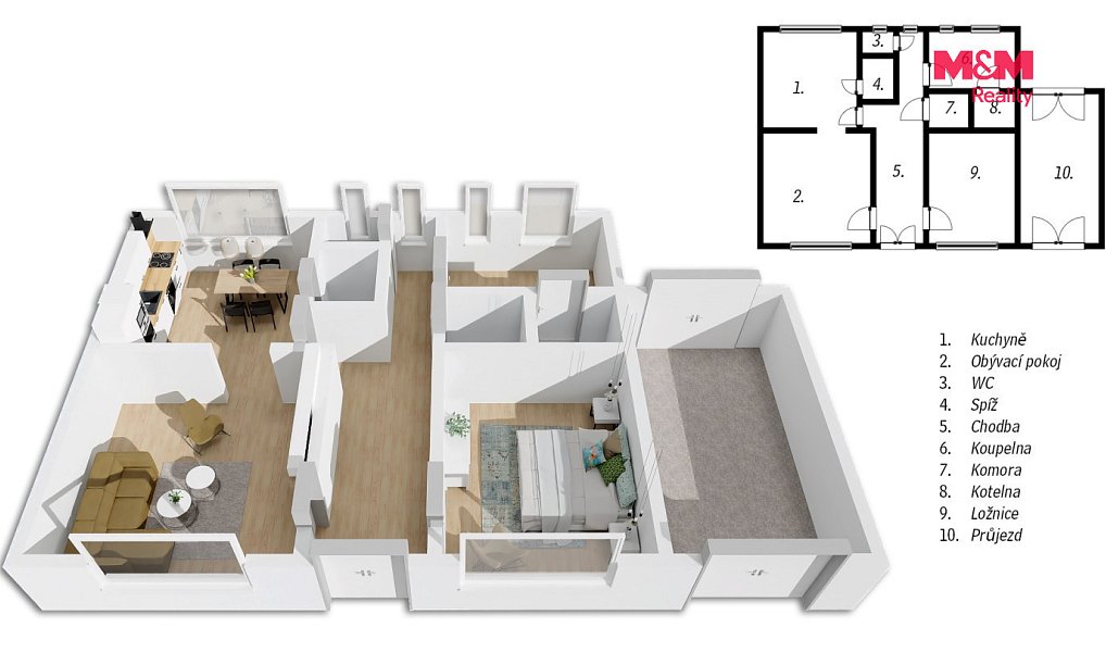 Prodej domu 81 m² s pozemkem 463 m², Libáň – náhled fotky 3