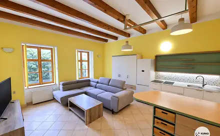Pronájem bytu 1+kk 30 m², náměstí J. A. Komenského, Brušperk, okres Frýdek-Místek
