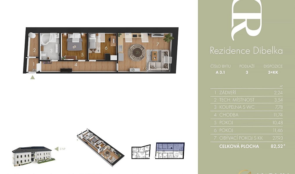 Prodej bytu 3+kk 83 m², Trhová Kamenice – náhled fotky 4