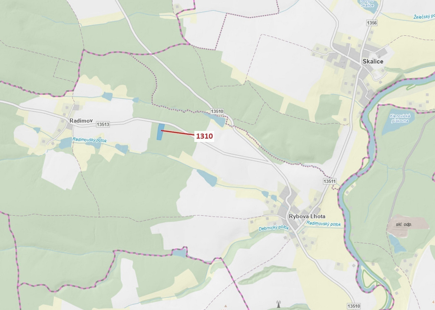 Dražba lesa 7 441 m²