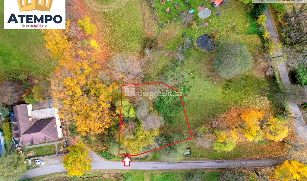 Prodej stavebního pozemku 634 m², Nová Bystřice – náhled fotky 2