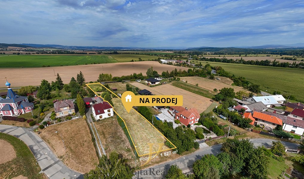 Prodej stavebního pozemku 1 824 m², Bílá Lhota – fotka 1 z 14
