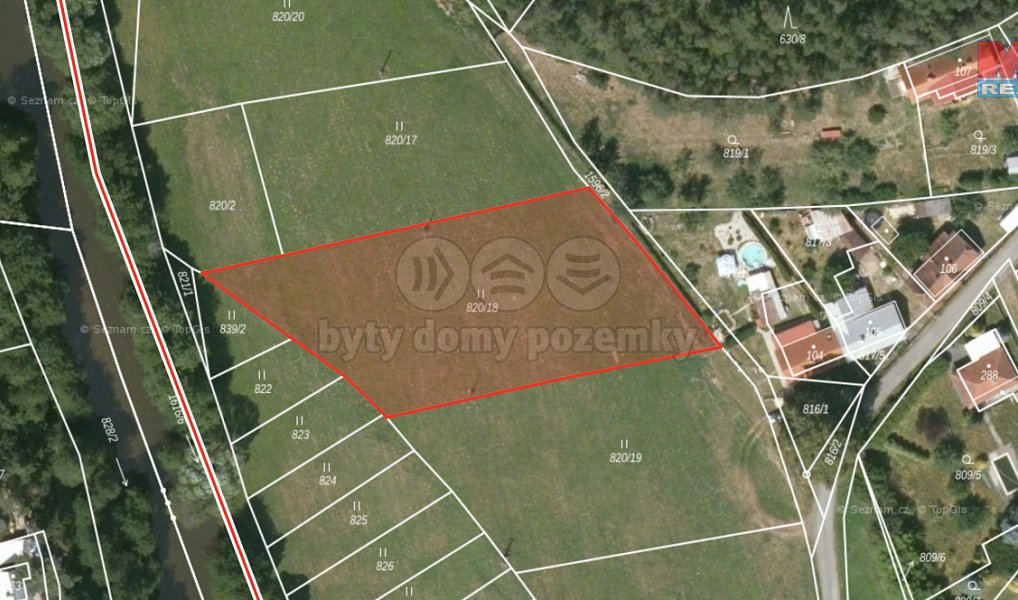 Prodej zahrady 2 587 m², Mladotice – náhled fotky 3