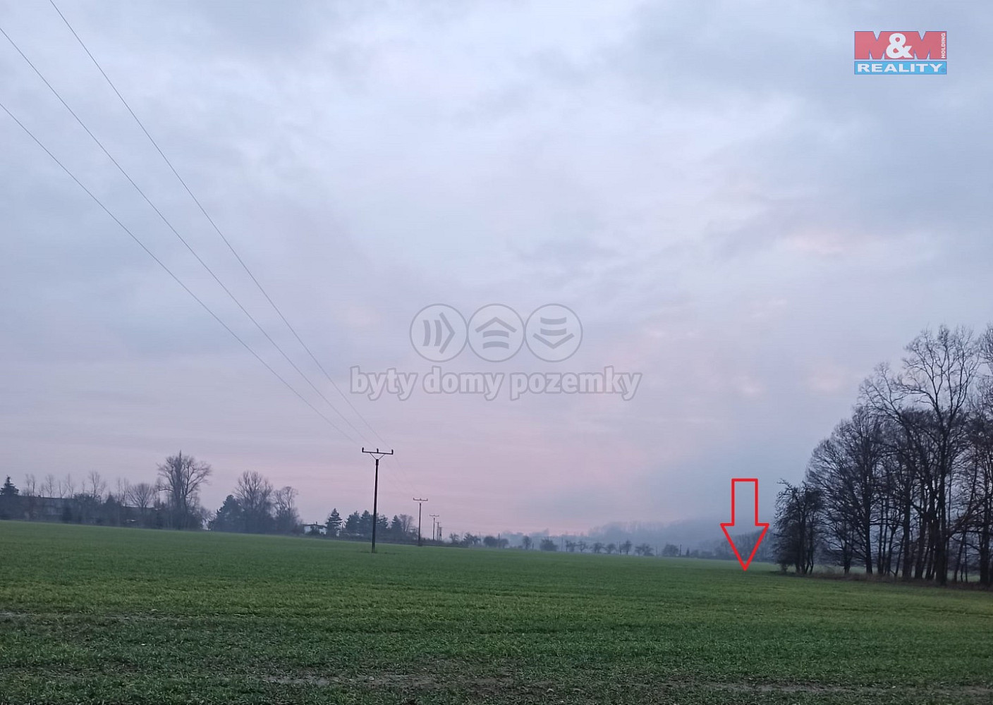 Prodej pole, 162 m², Podolí u Mnichova Hradiště – pohled 2