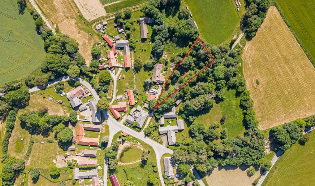 Prodej stavebního pozemku 1 277 m², Bořetín – náhled fotky 3