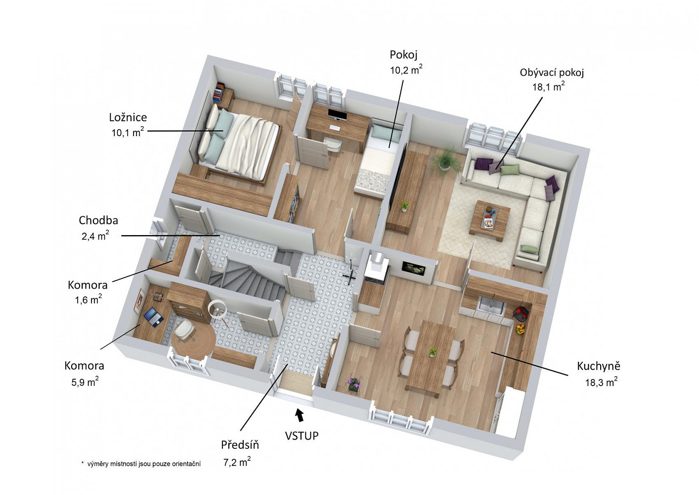 Prodej domu 73 m² s pozemkem 386 m² – fotografie 2