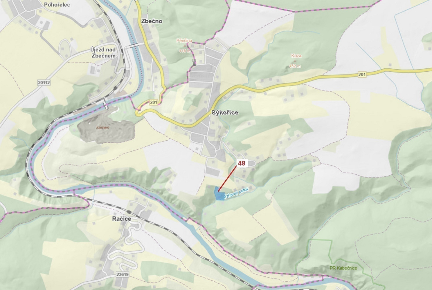 Dražba lesa 8 962 m²
