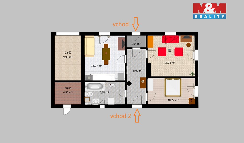 Prodej domu 59 m² s pozemkem 290 m², Drobovice – náhled fotky 4
