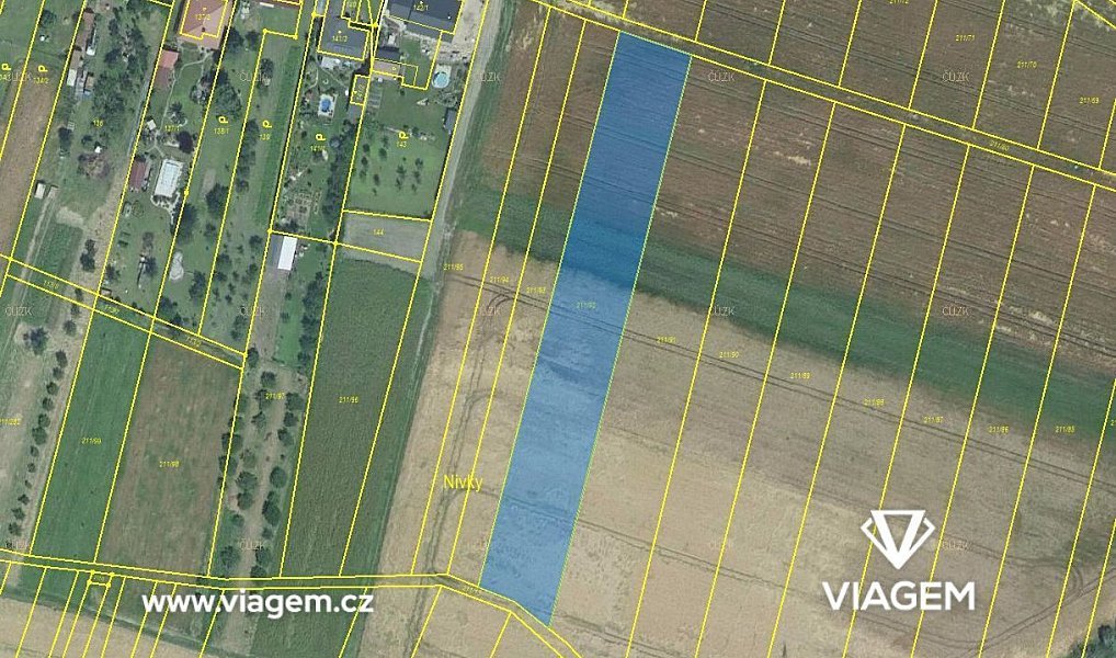 Prodej pole 514 m², Kojetín – náhled fotky 2
