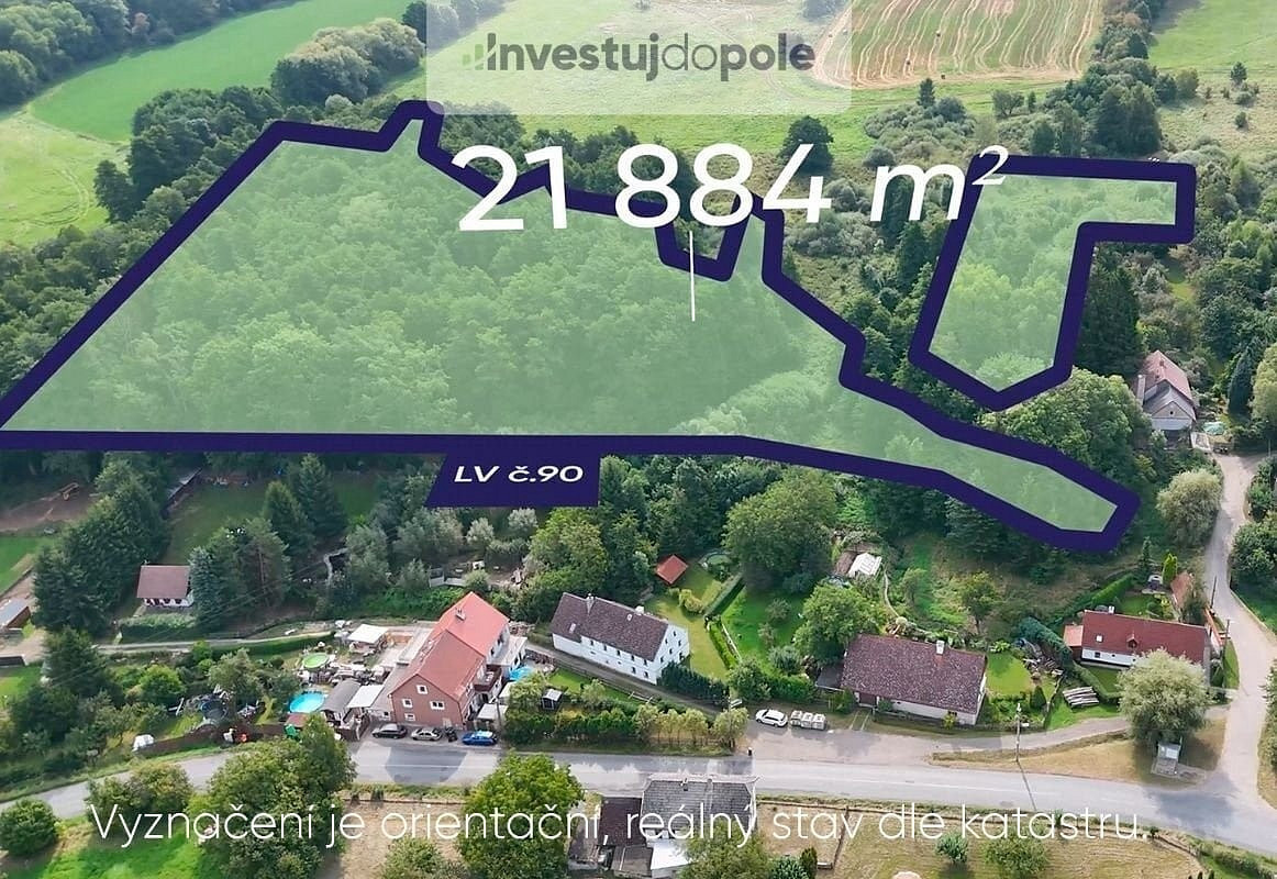 Prodej louky 21 884 m²