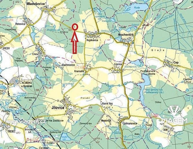 Pole 3 549 m², Podíl 15 % o výměře 526 m² – pohled 3
