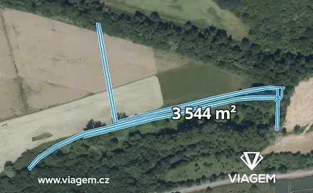 Prodej pole 611 m², Zalešany, okres Kolín