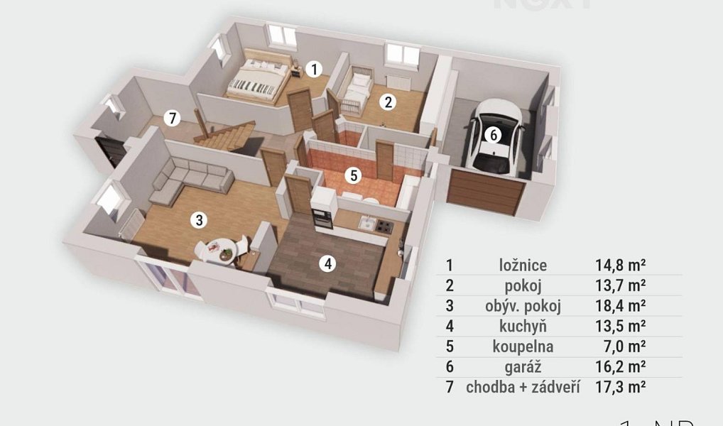 Prodej domu 180 m² s pozemkem 882 m², Býšť – náhled fotky 8