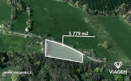 Prodej pole 1 287 m², Kravaře, okres Česká Lípa
