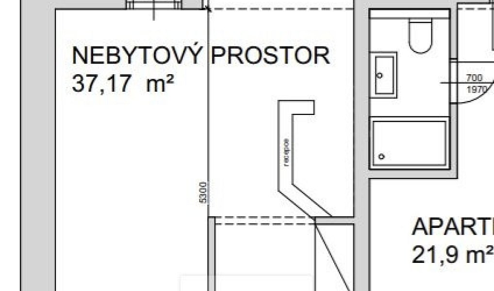Pronájem kanceláře 37 m², Praha – náhled fotky 3