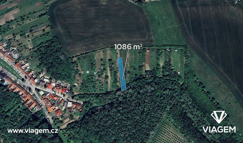 Prodej stavebního pozemku 271 m², Křepice – náhled fotky 2