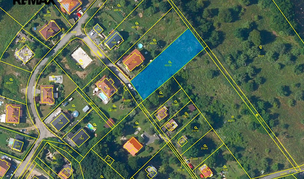Prodej stavebního pozemku 1 346 m², Kamenice – náhled fotky 6
