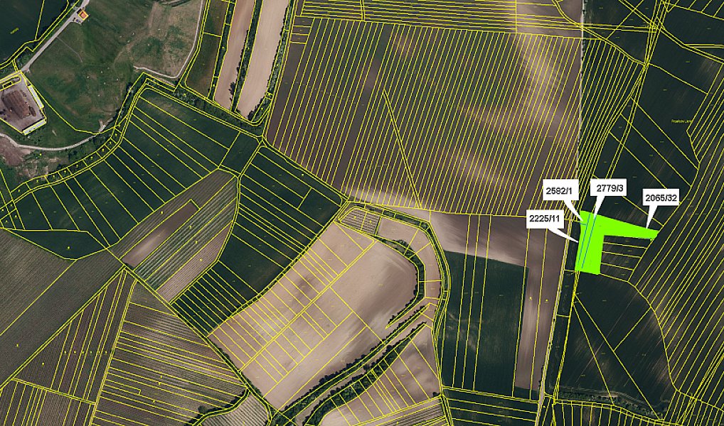 Prodej pole 13 937 m², Vrbice – náhled fotky 3