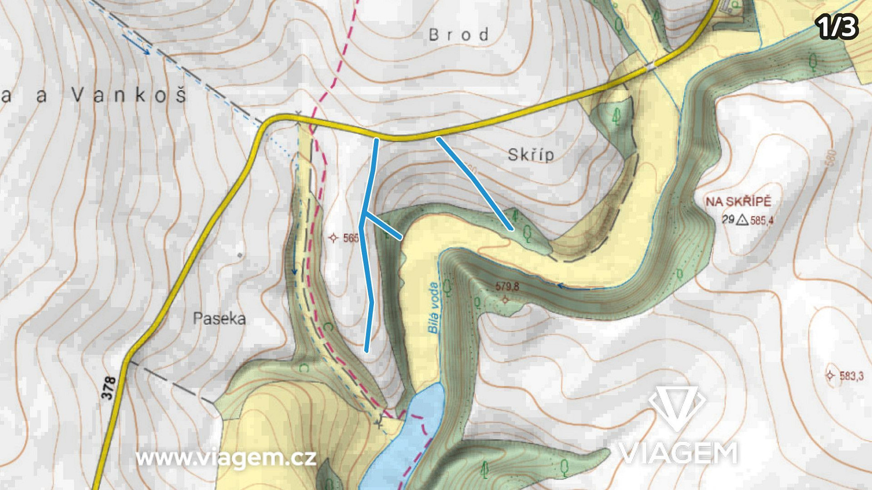 Prodej pole 1 312 m² – fotografie 3
