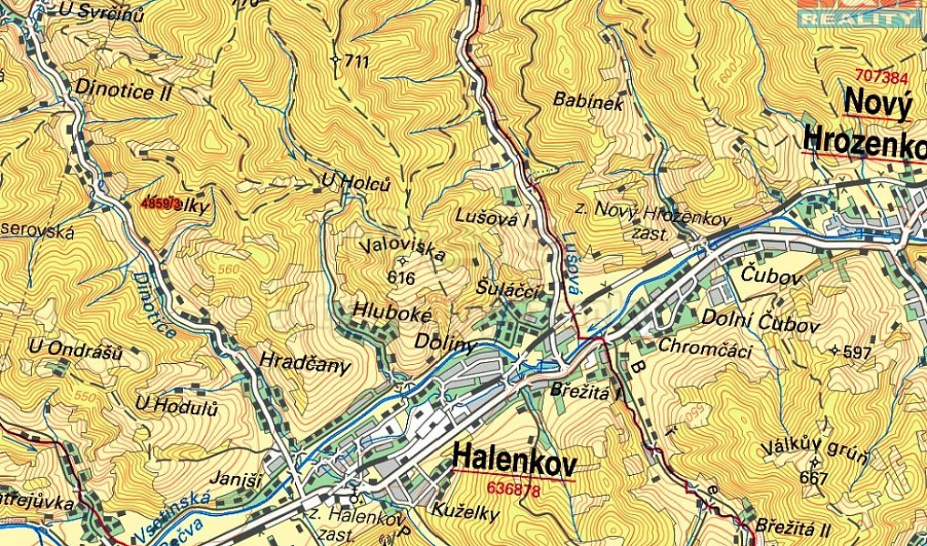 Prodej lesa 5 001 m², Halenkov – náhled fotky 2