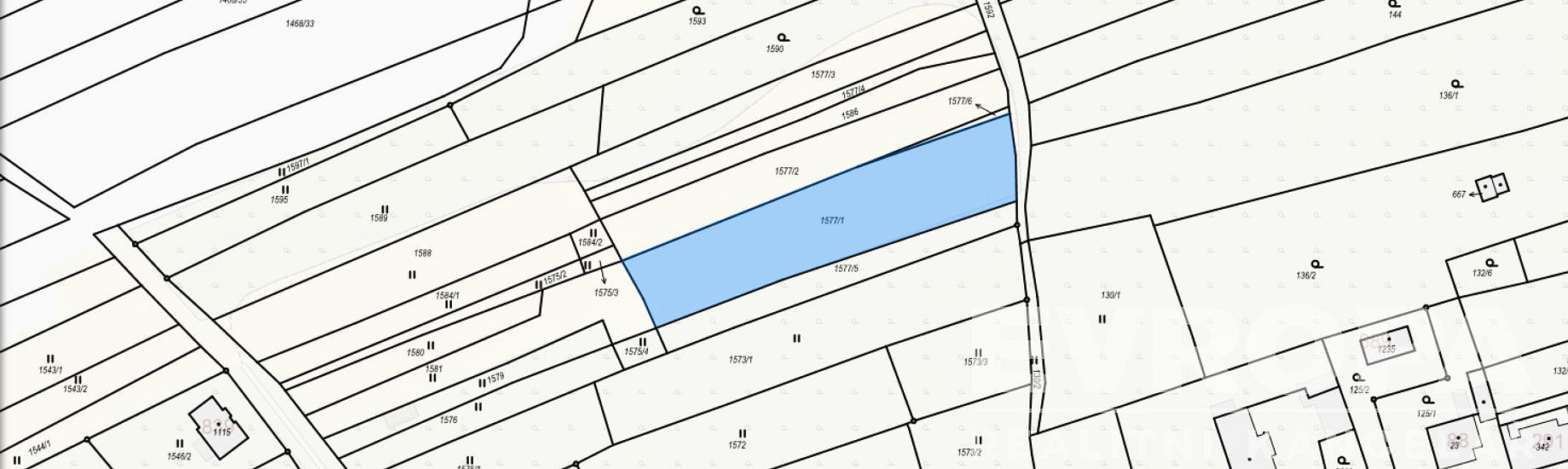 Prodej stavebního pozemku 2 509 m² – fotografie 4