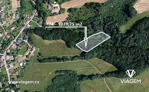 Prodej lesa 1 039 m²