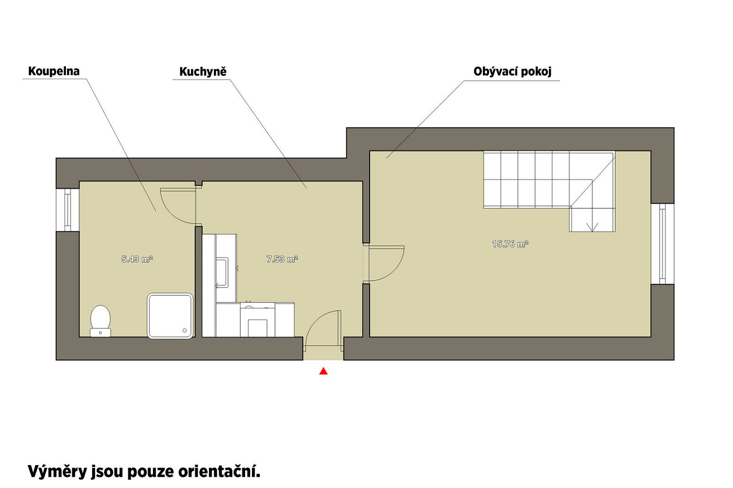 Prodej bytu 2+kk 45 m² — photo 5