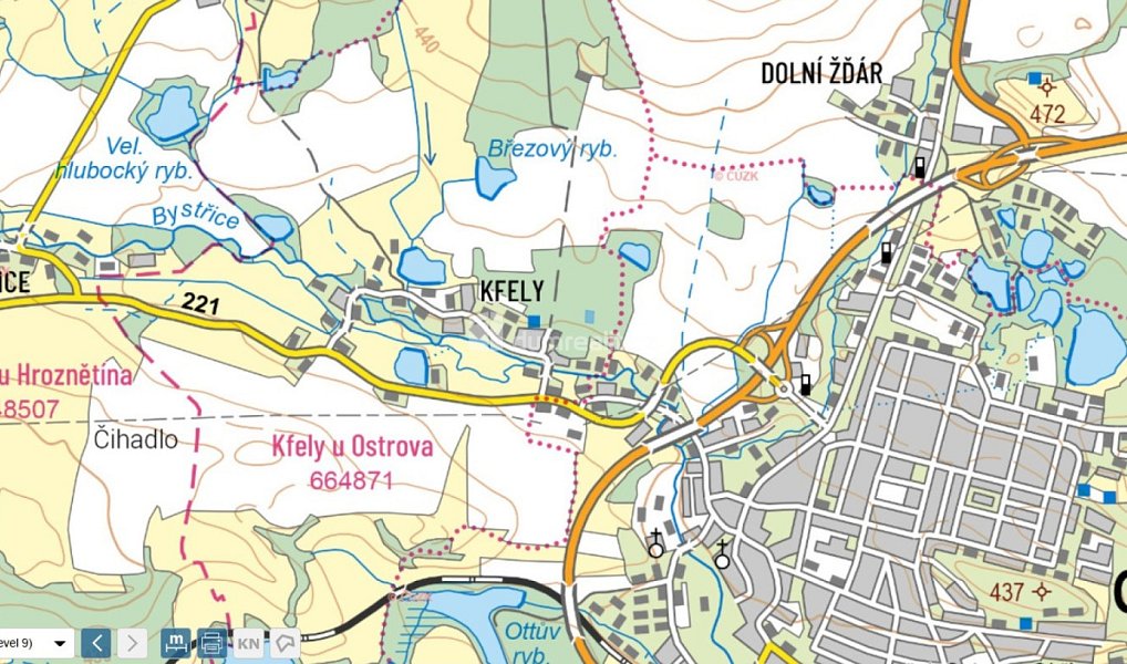 Prodej stavebního pozemku 1 659 m², Ostrov – náhled fotky 4