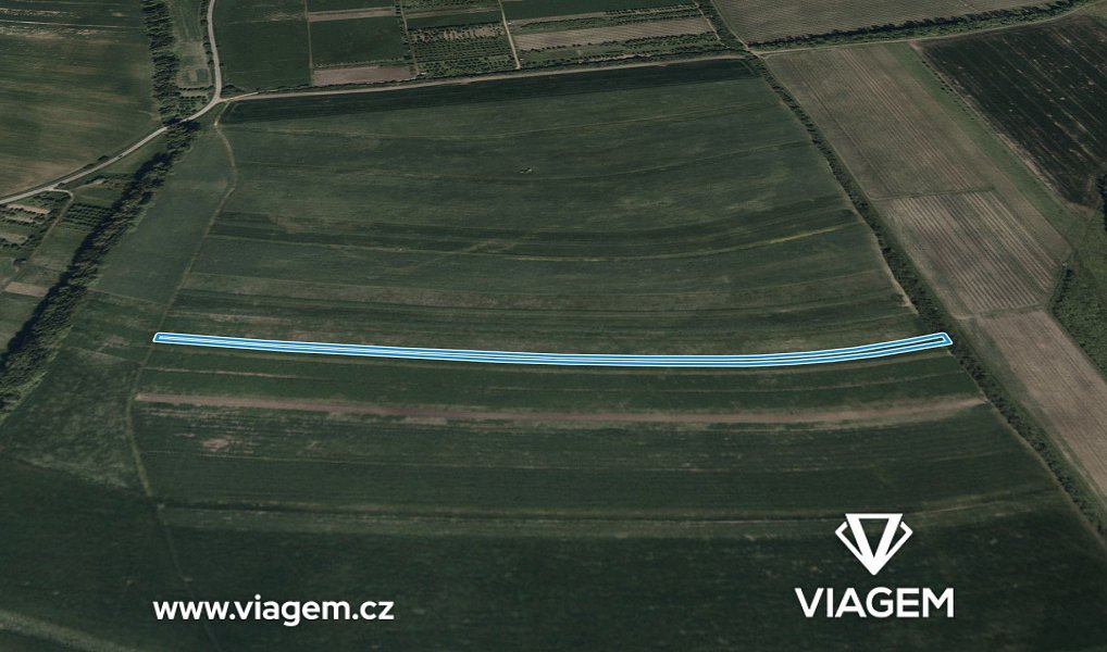 Prodej pole 2 418 m², Hrubá Vrbka – náhled fotky 2