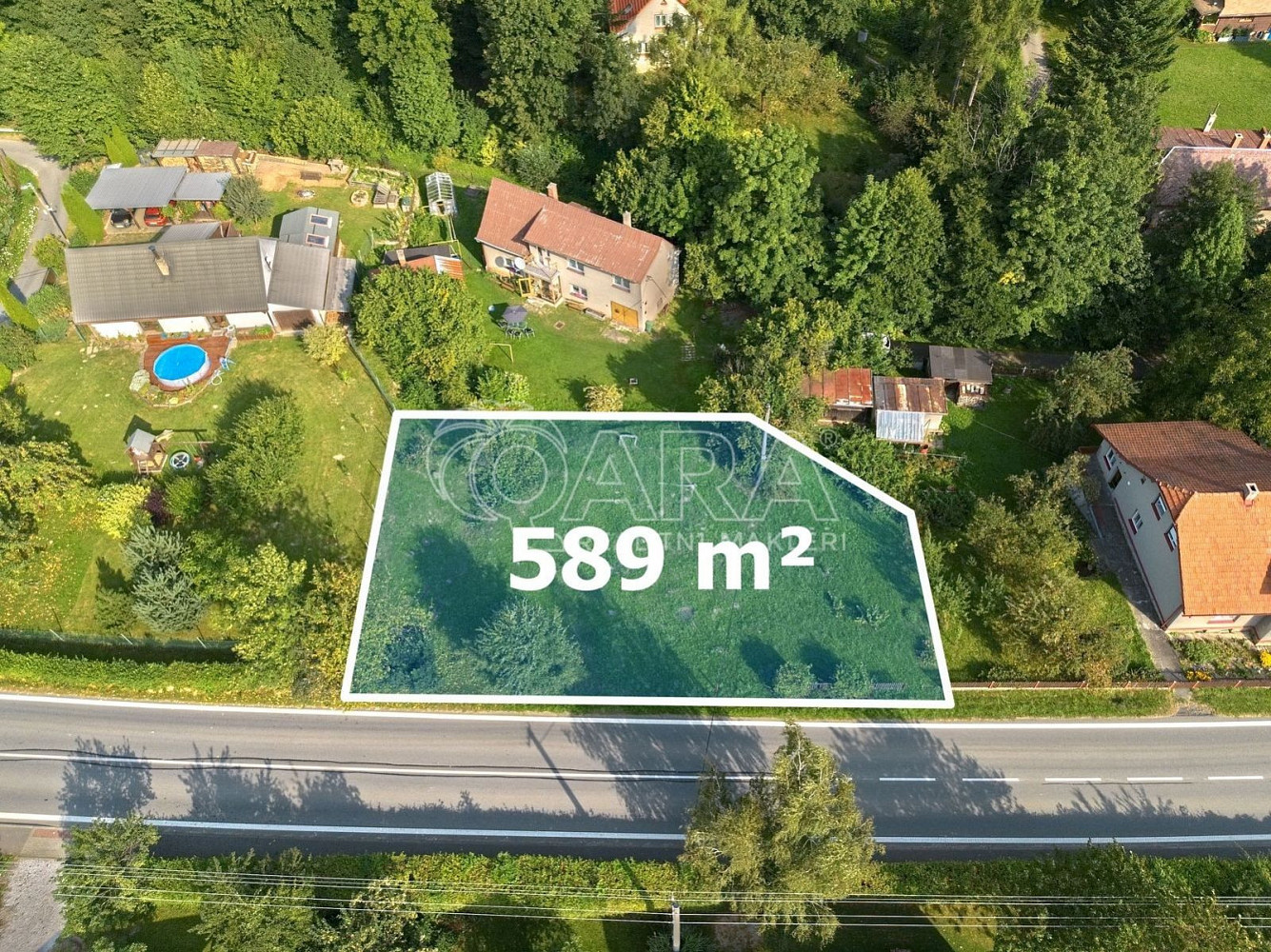 Prodej stavebního pozemku 589 m² – fotografie 3