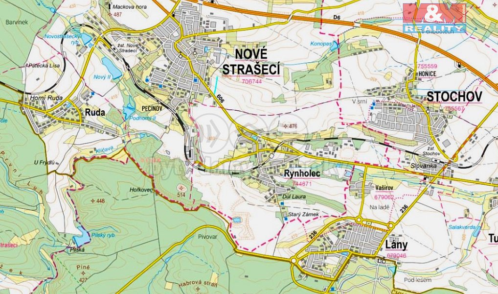 Prodej stavebního pozemku 4 989 m², Nové Strašecí – náhled fotky 3