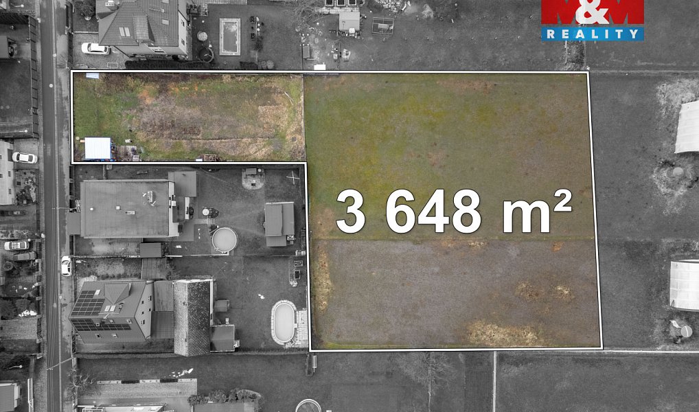 Prodej stavebního pozemku 3 648 m², Opava – náhled fotky 2