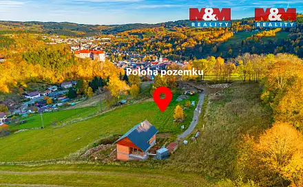 Prodej stavebního pozemku 1 111 m², Výhledy, Vimperk - Vimperk II, okres Prachatice