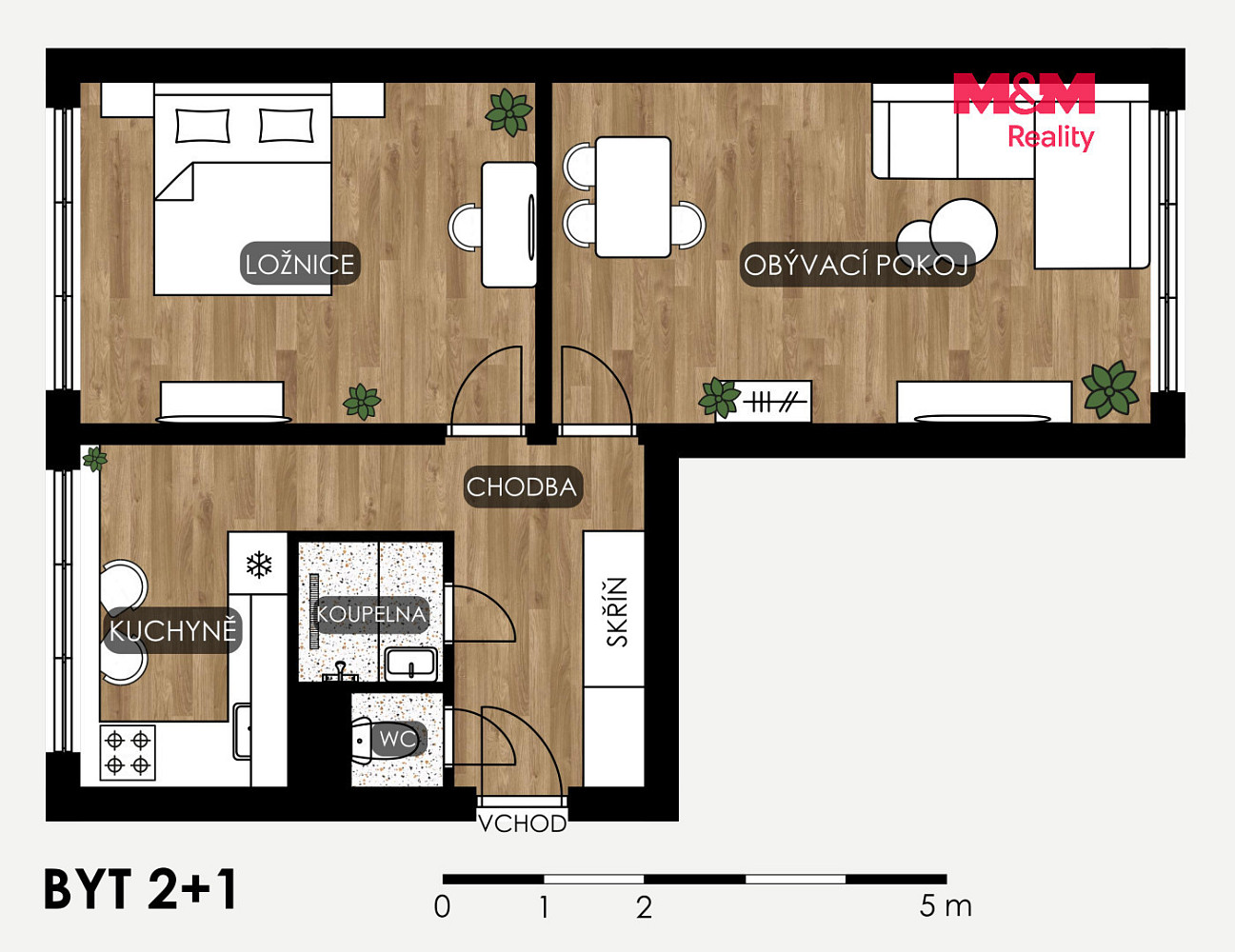 Prodej bytu 2+1 54 m² – fotografie 5