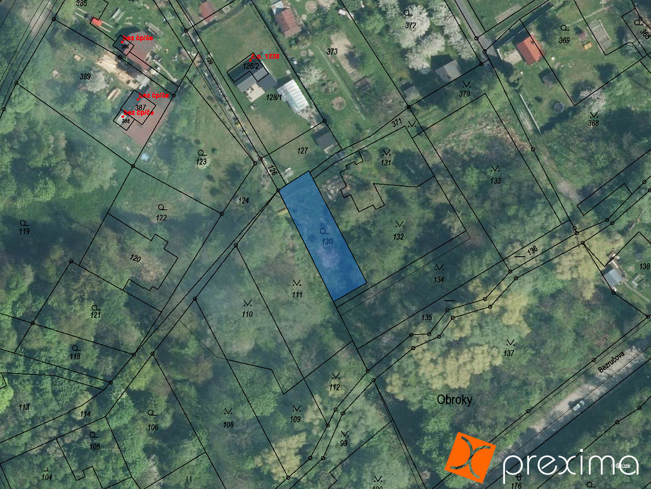 Prodej pozemku 1 074 m²