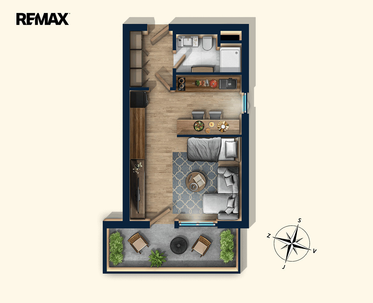 Prodej bytu 1+kk 35 m² – fotografie 2