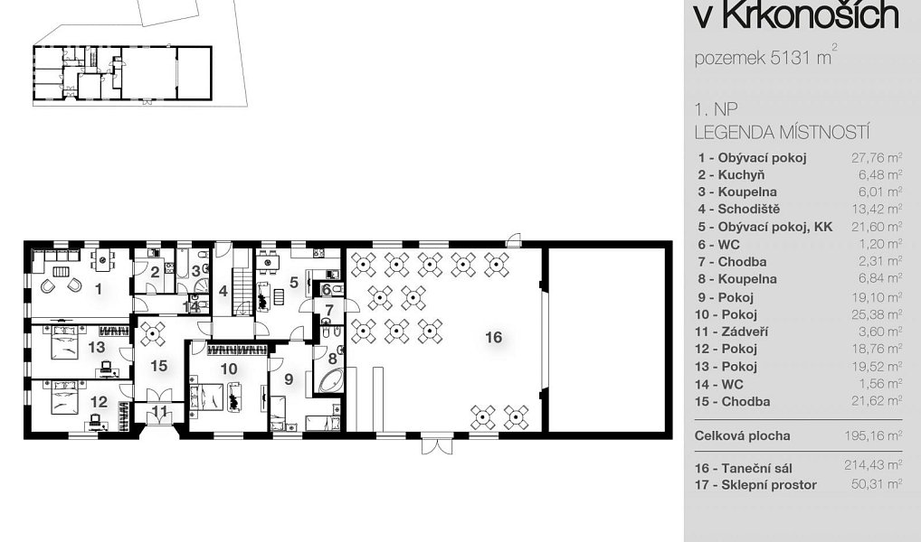 Prodej domu 433 m² s pozemkem 5 151 m², Rudník – náhled fotky 10