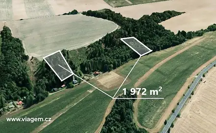Prodej lesa 1 972 m², Chyňava, okres Beroun